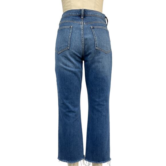 Hatch The Crop Blue Cotton Maternity Denim Jean Size 30 - Picture 3 of 4